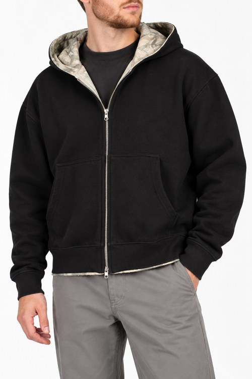 042 Clothing: Reversible Camo Zip Up
