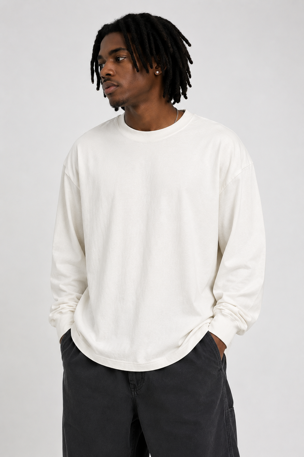 Cotton Collective: Oversized Box Long Sleeve Tee