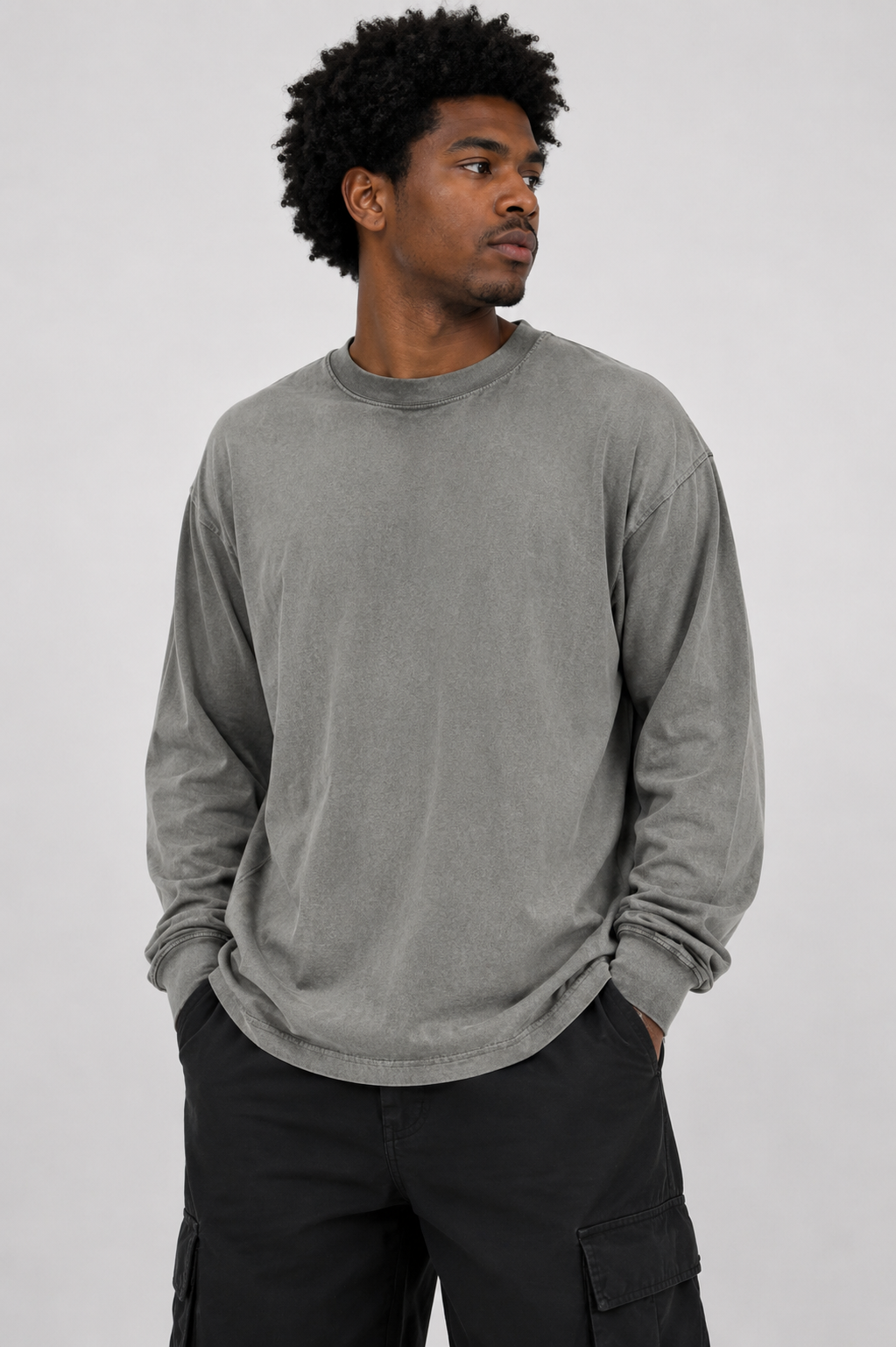Cotton Collective: Oversized Box Long Sleeve Tee