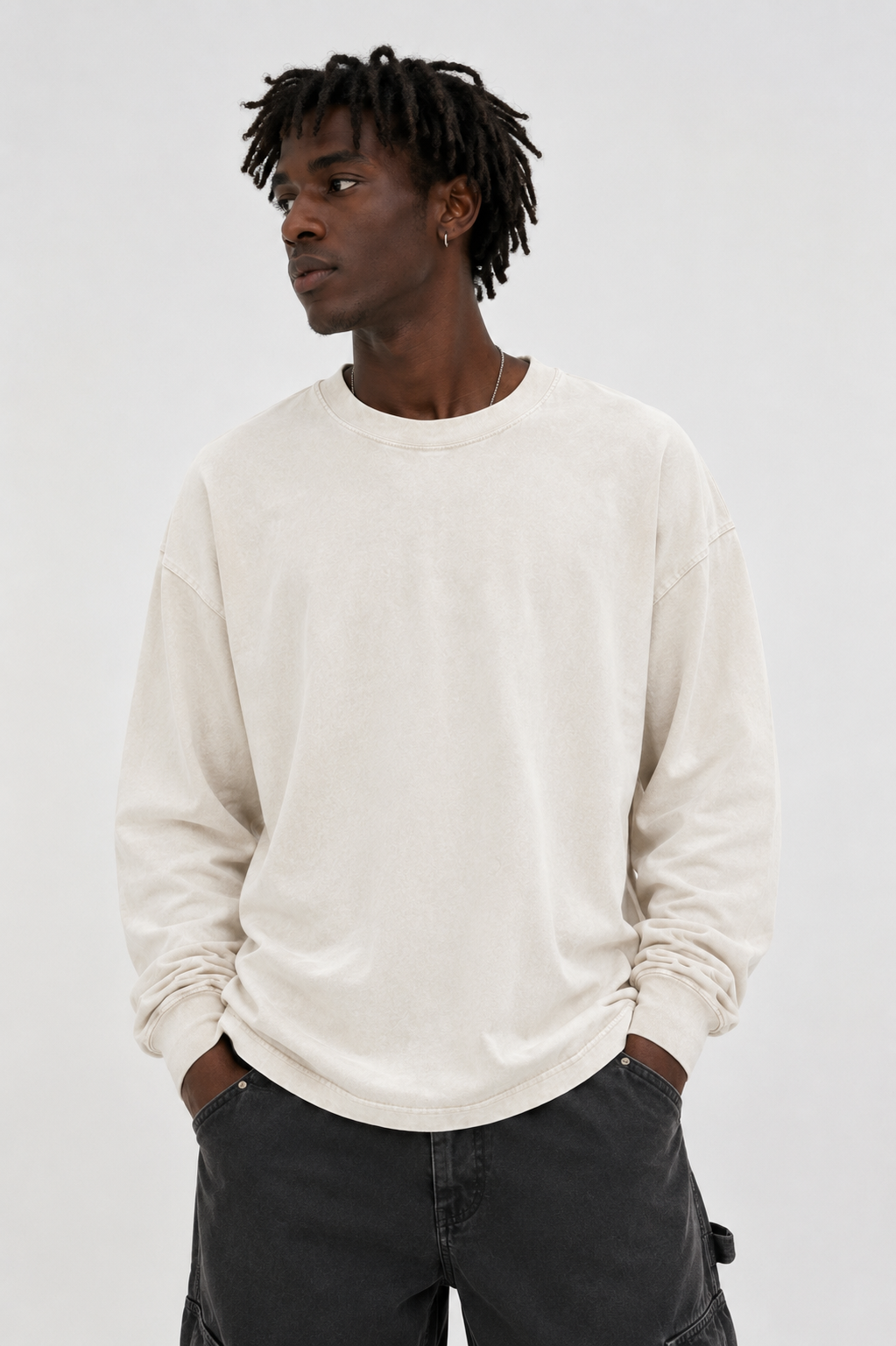Cotton Collective: Oversized Box Long Sleeve Tee