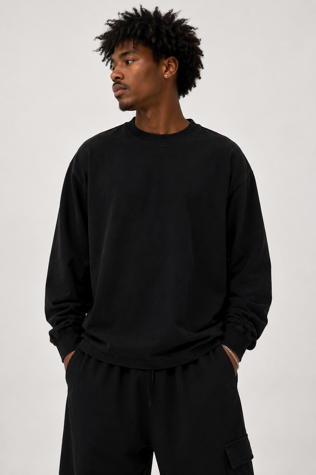 Cotton Collective: Oversized Box Long Sleeve Tee