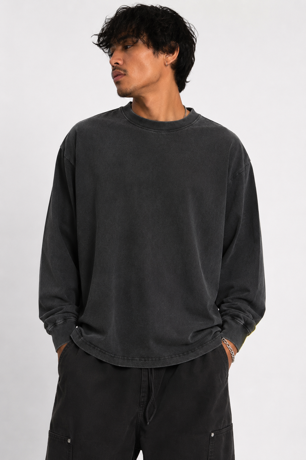 Cotton Collective: Oversized Box Long Sleeve Tee