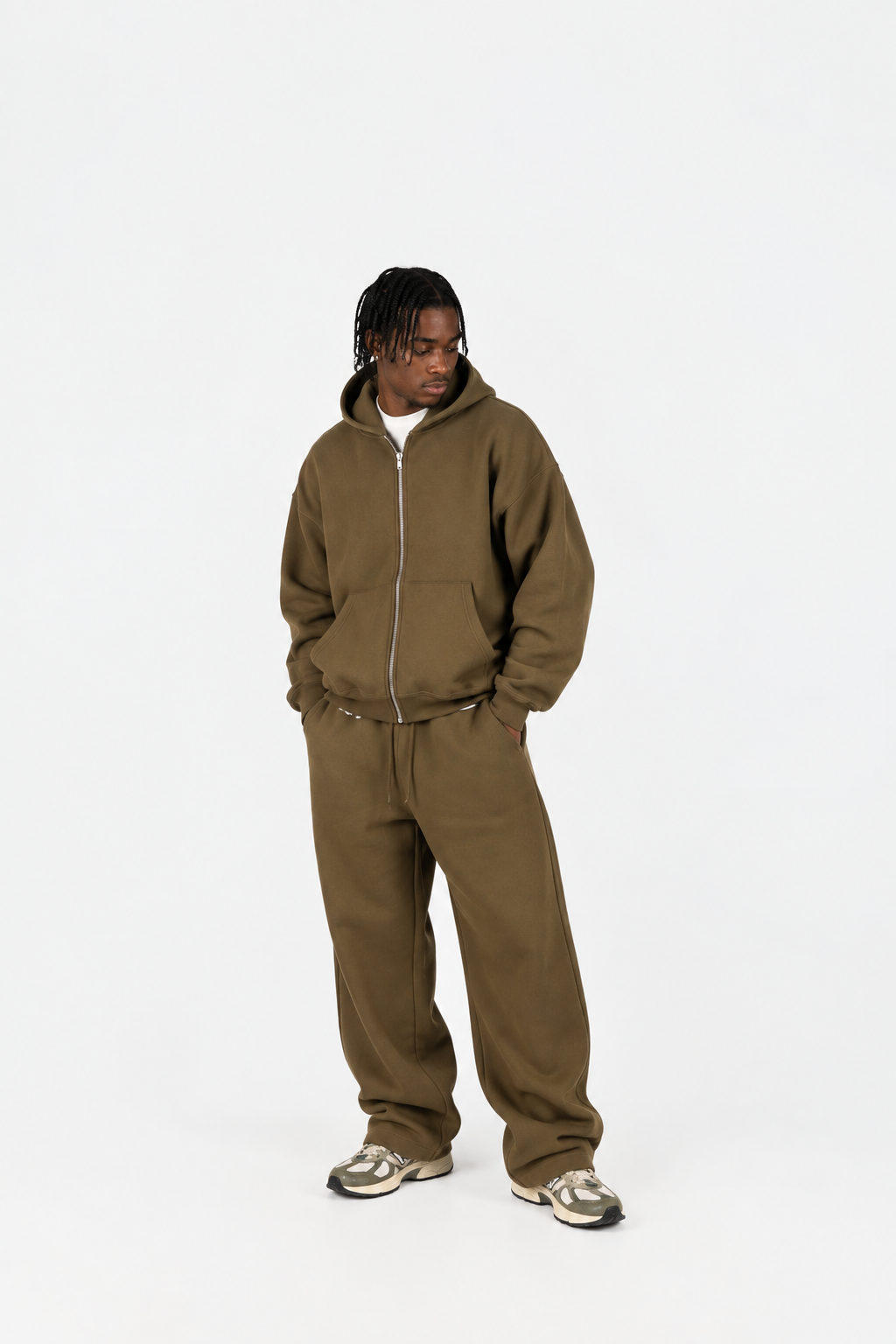 Vimas: Fleece Zip Up and Sweatpants Set