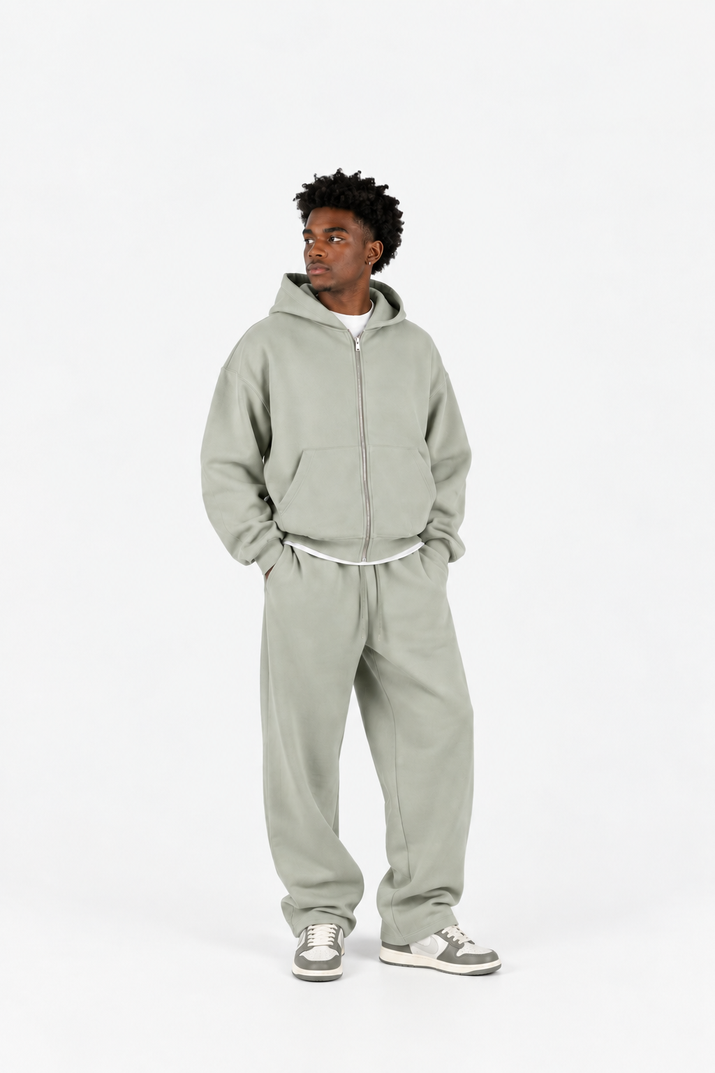 Vimas: Fleece Zip Up and Sweatpants Set